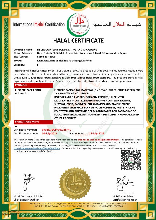 IHC HALAL Certificate